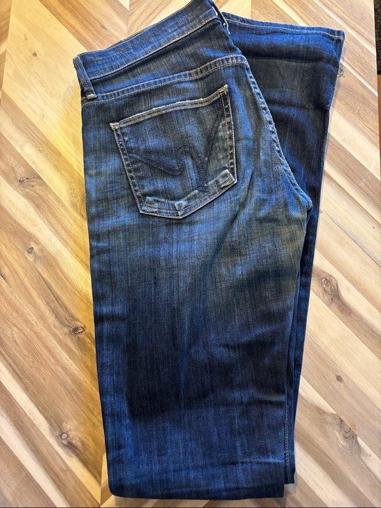 Citizens Of Humanity Denim - COH Women’s Ava Straight Leg Jeans in Dark Blue Denim